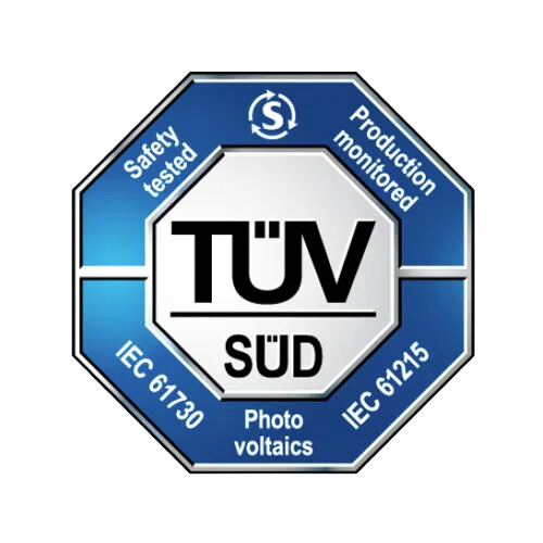 TÜV Süd Zertifizierung für Photovoltaikprodukte Siegel