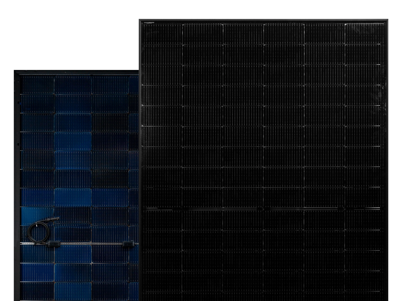 2 Solarpanele der Solaranlage Ampere.SolarPro